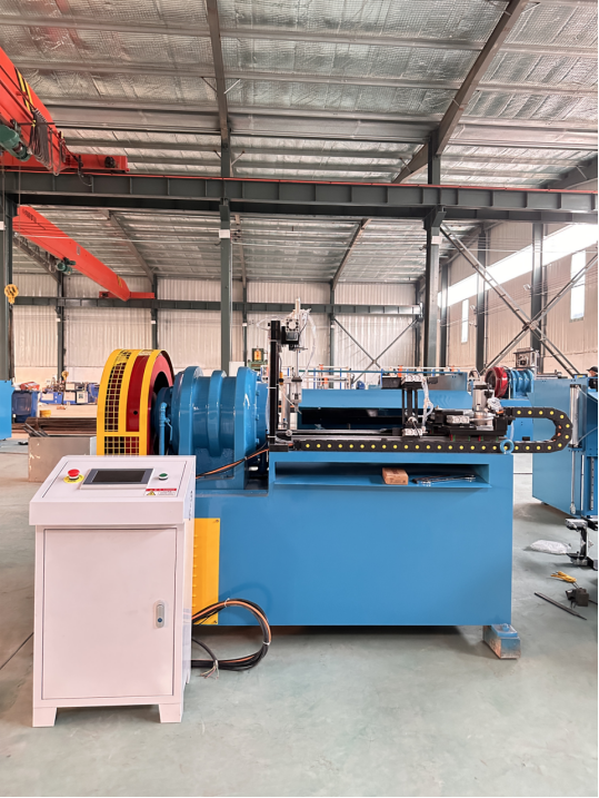 Fully automatic round tube tapered tube machine